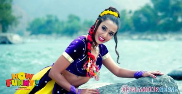 Actress Priyanka Karki | How Funny Song You Tube Video Screen Shot Image