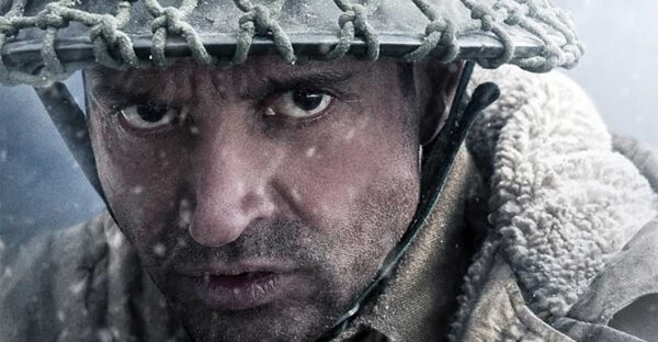 Poster of Bollywood war drama 120 Bahadur showcasing Rezang La battle teaser praised by celebrities.