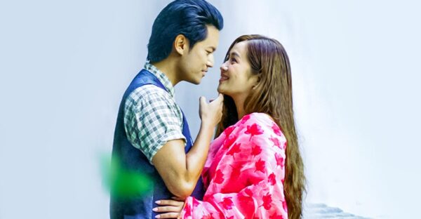 Dhiraj Magar and Miruna Magar in Timi Lai Ke Thaha Sanu song from Maijharo movie.