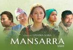 Poster of Nepali movie Mansarra (2024) featuring Miruna Magar Dayahang Rai and Prabin Khatiwada.