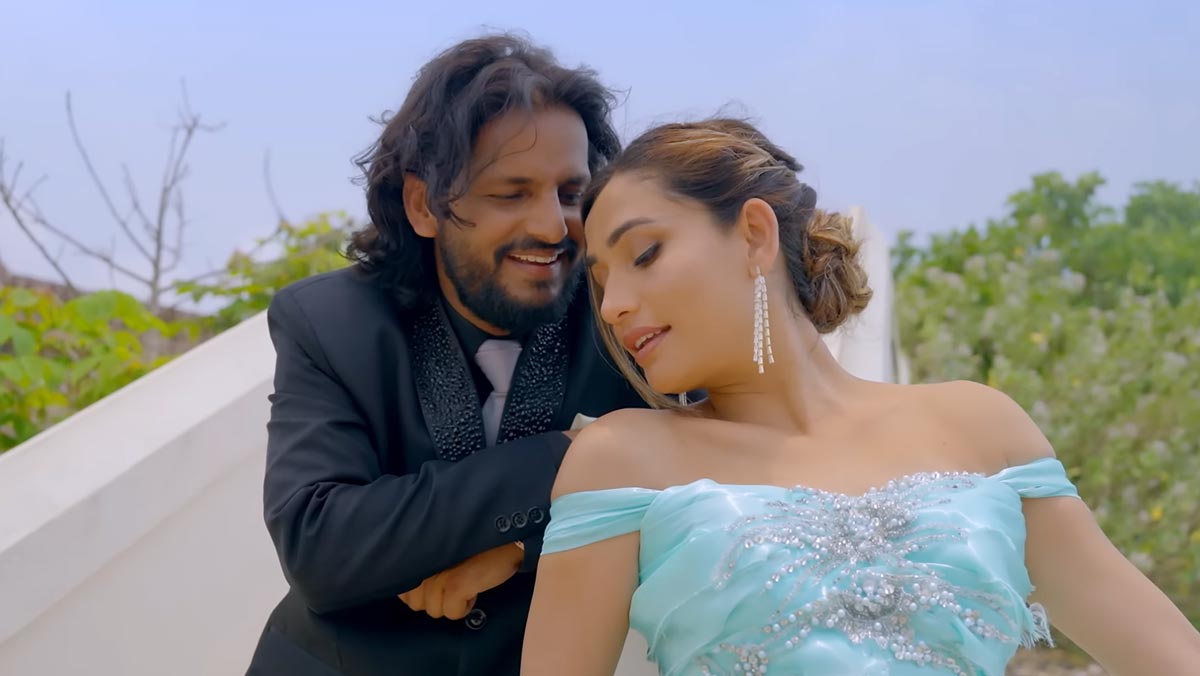 Ashok Aryan & Srishti Khadka Photo from the Nepali Movie 'Kumbh'