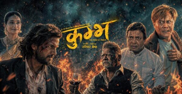 Nepali Movie Kumbh Teaser Poster with film casts